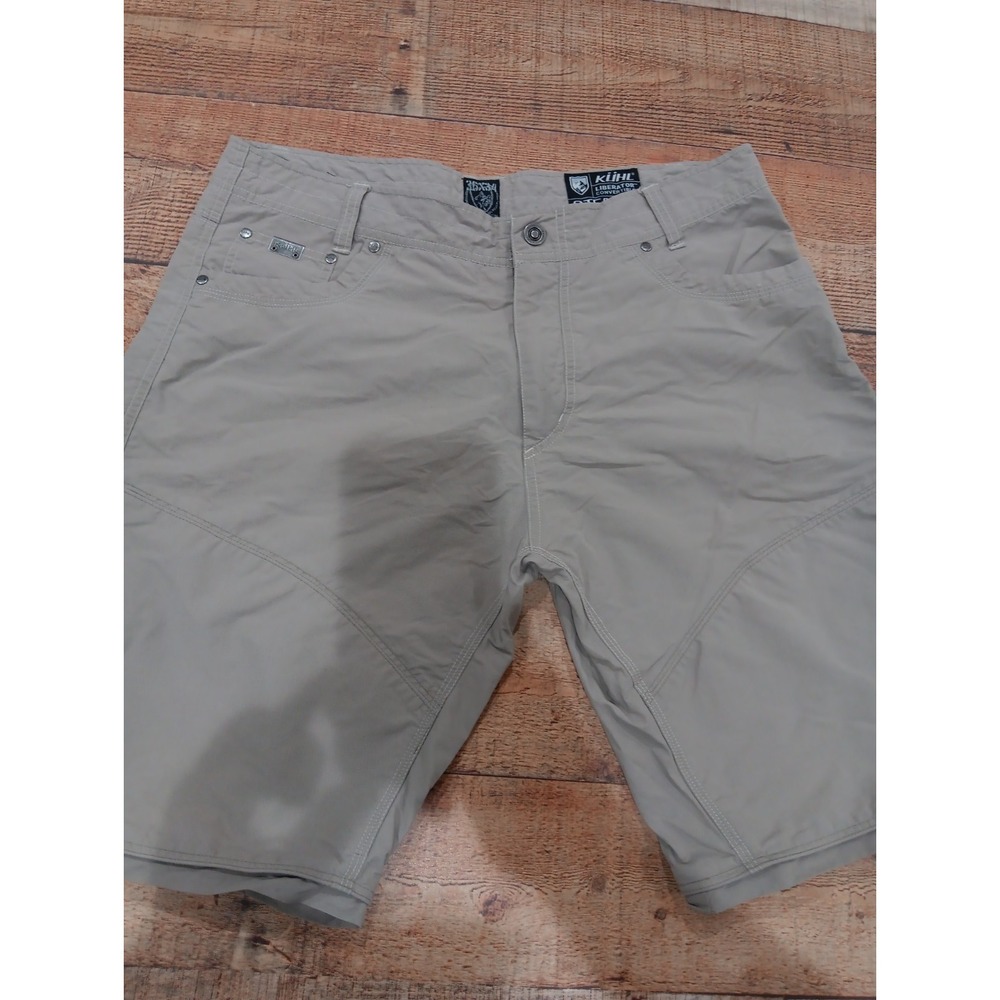 KÜHL Mens 36 Liberator‎ Convertible Stealth Shorts Gray 2768